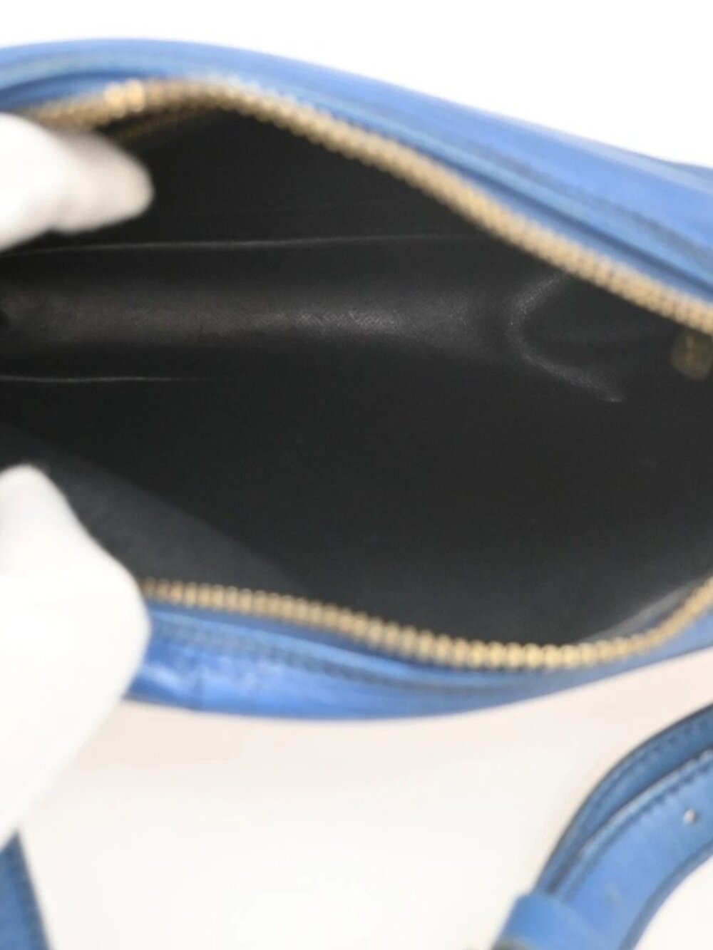 LOUIS VUITTON Trocadero 24 Shoulder Bag Epi Leather Blue France - Picture 12 of 13